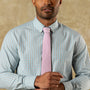 Cotton Cashmere Poplin Sport Shirt - Mattox Plaid - Lake Blue