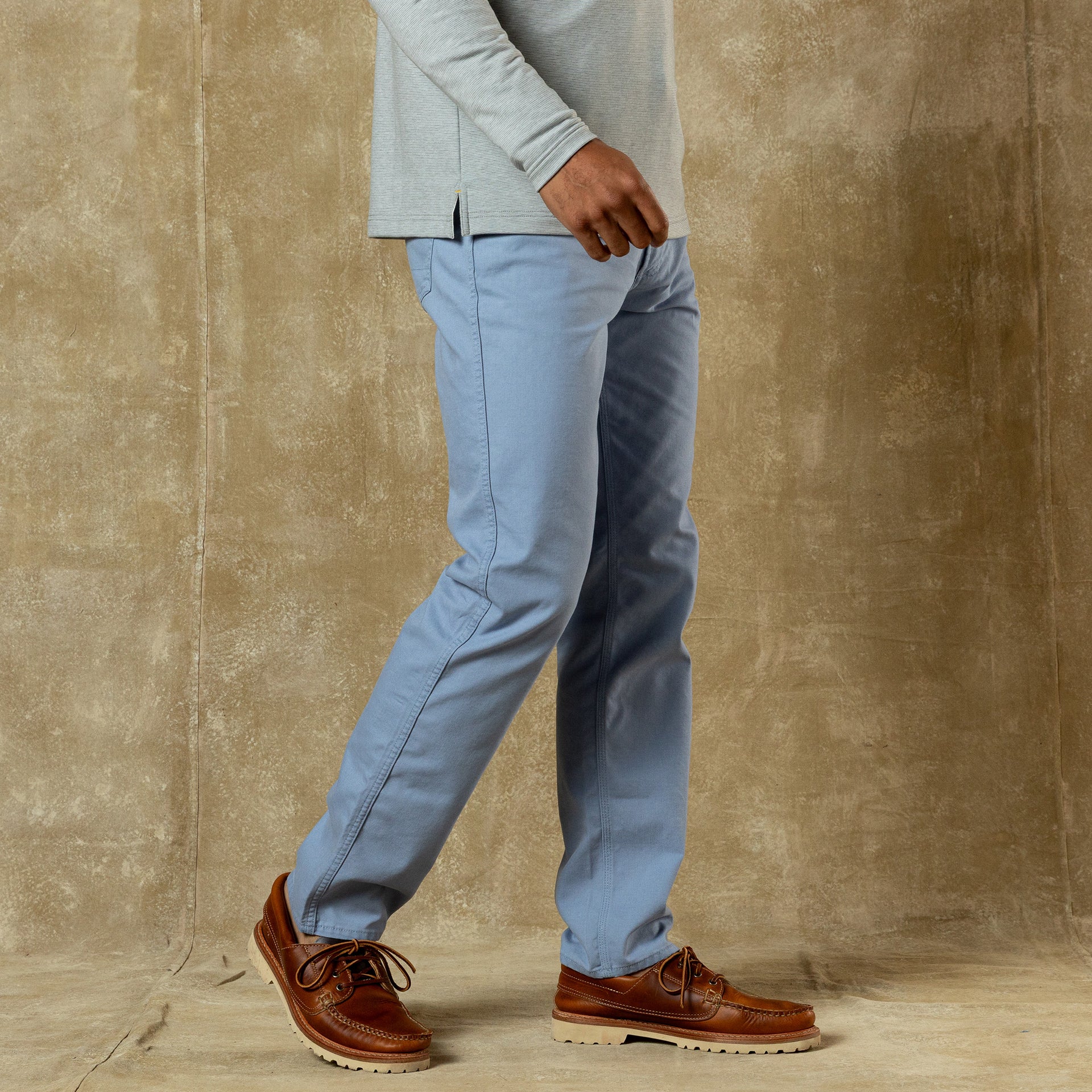 Field Canvas Five-Pocket - Chambray Blue