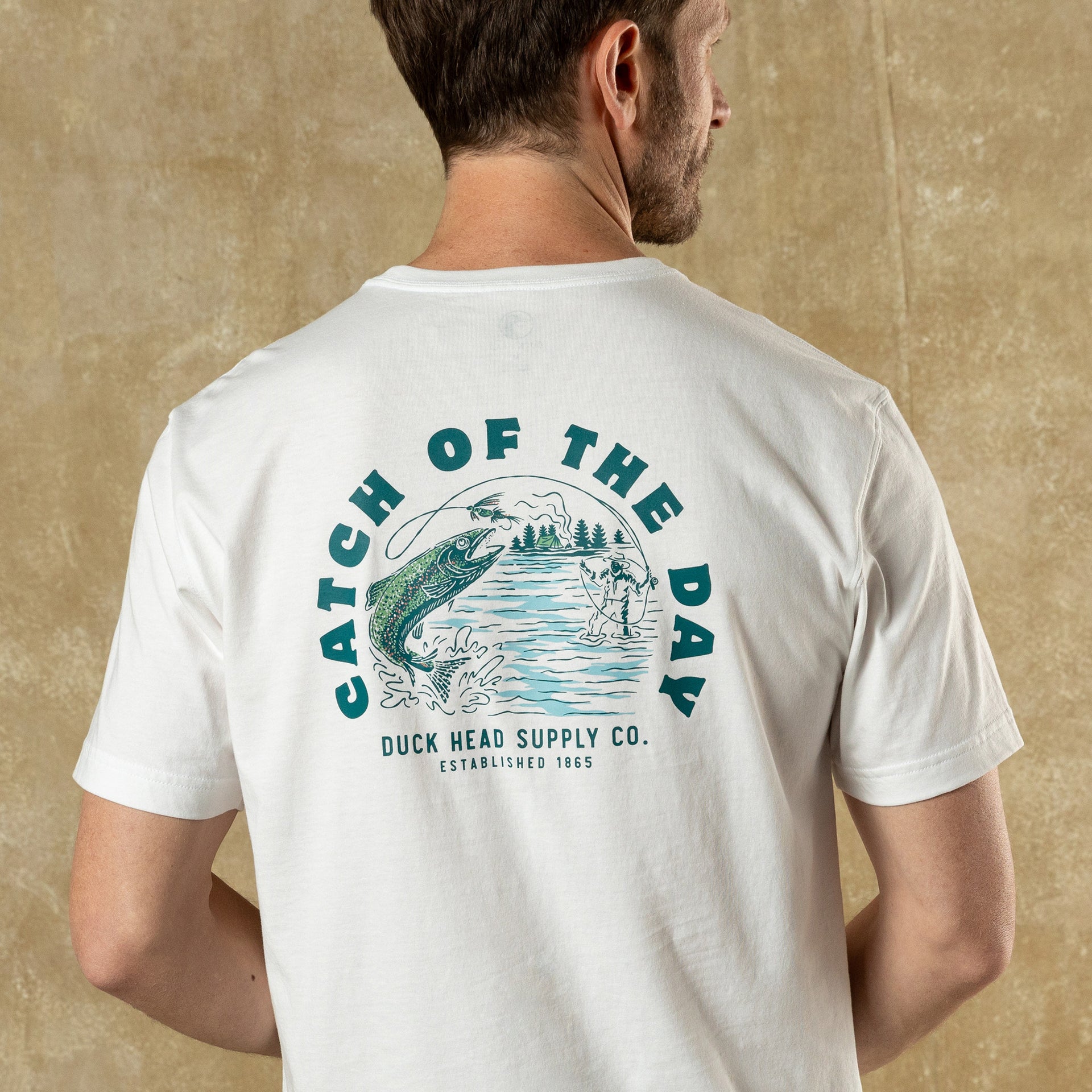 Catch Of The Day T-Shirt - Soft White