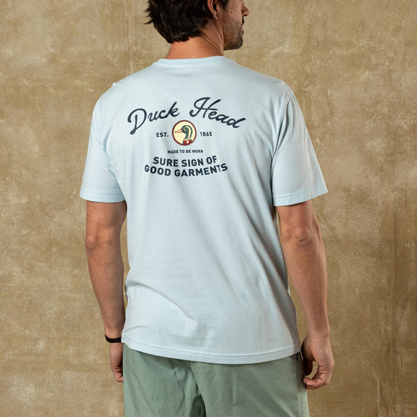Vintage Graphic T-Shirt - Sky Blue Heather