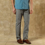 Classic Fit Pinpoint Canvas Five-Pocket - Shadow Grey