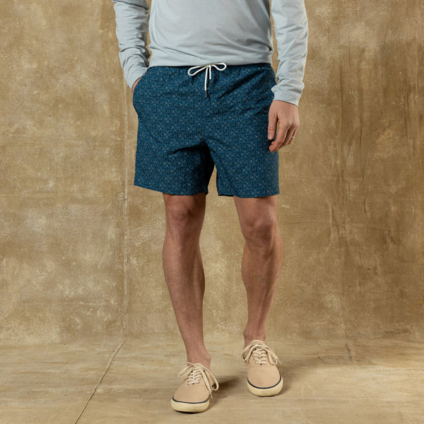 6" Print Sailport Swim Short