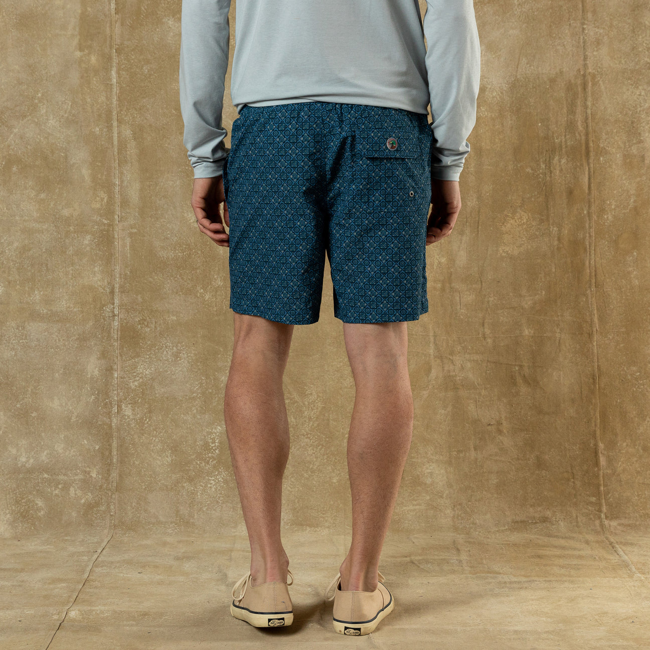 6" Sailport Swim Short - Blue Horizon