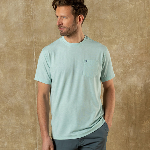 Windward Performance T-Shirt - Aspen Green Heather