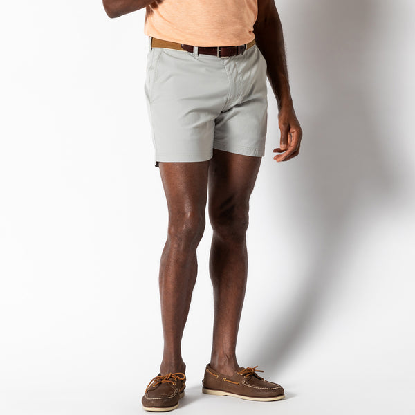 6" Harbor Performance Short - Limestone Grey