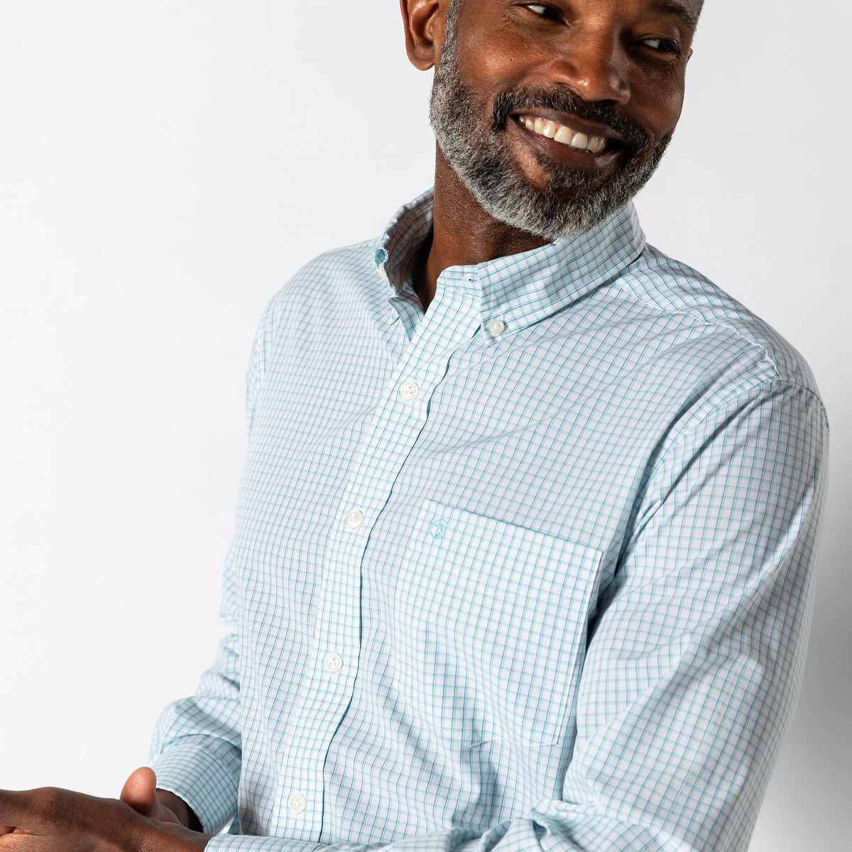 Performance Poplin Sport Shirt - Casey Plaid