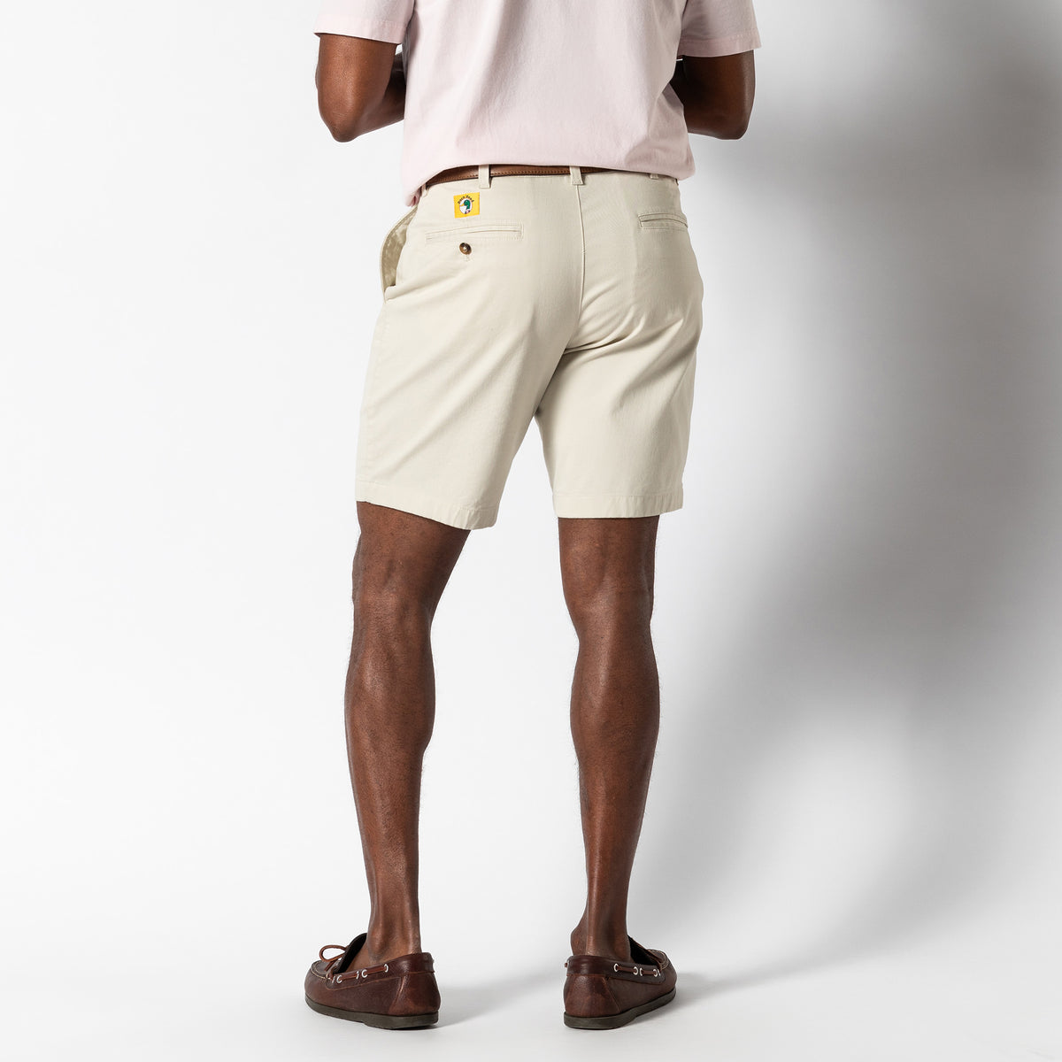 9" Gold School Chino Short - Stone Gold Patch