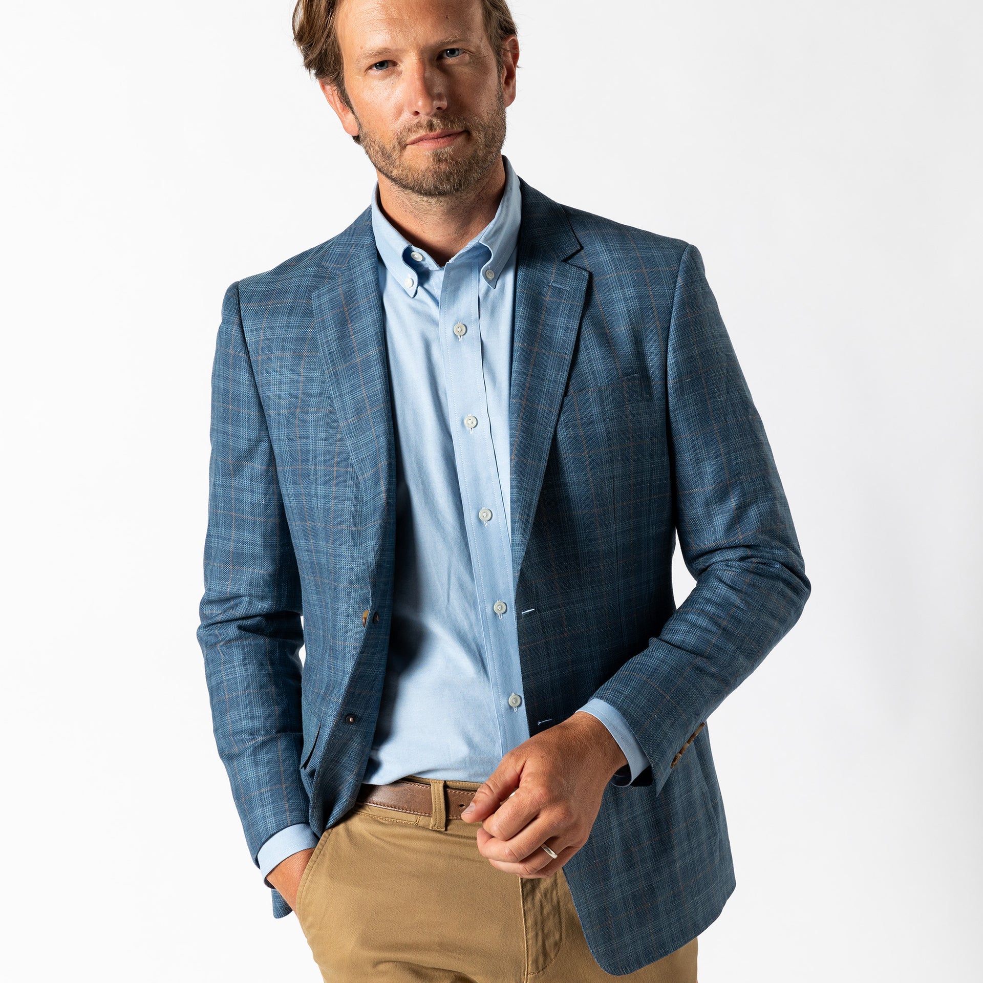 Farland Plaid Sport Coat