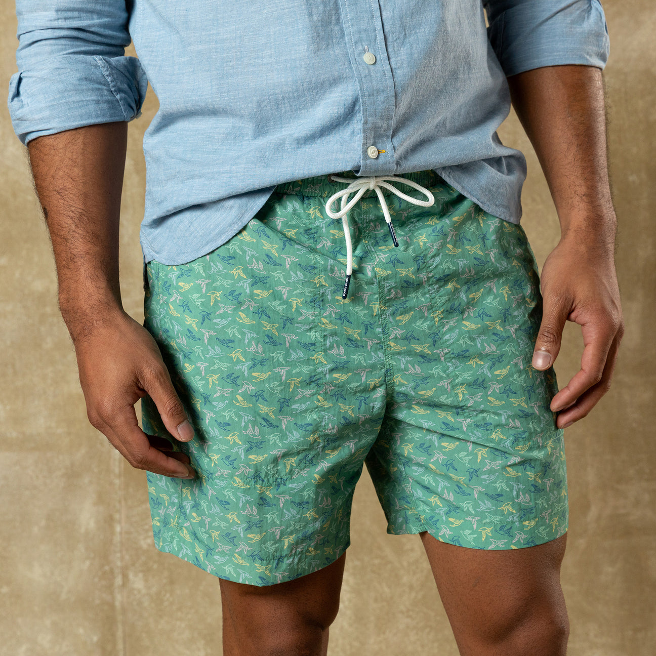 6" Sailport Swim Short - Aspen Green