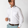 Performance Poplin Sport Shirt - Boyce Solid- White