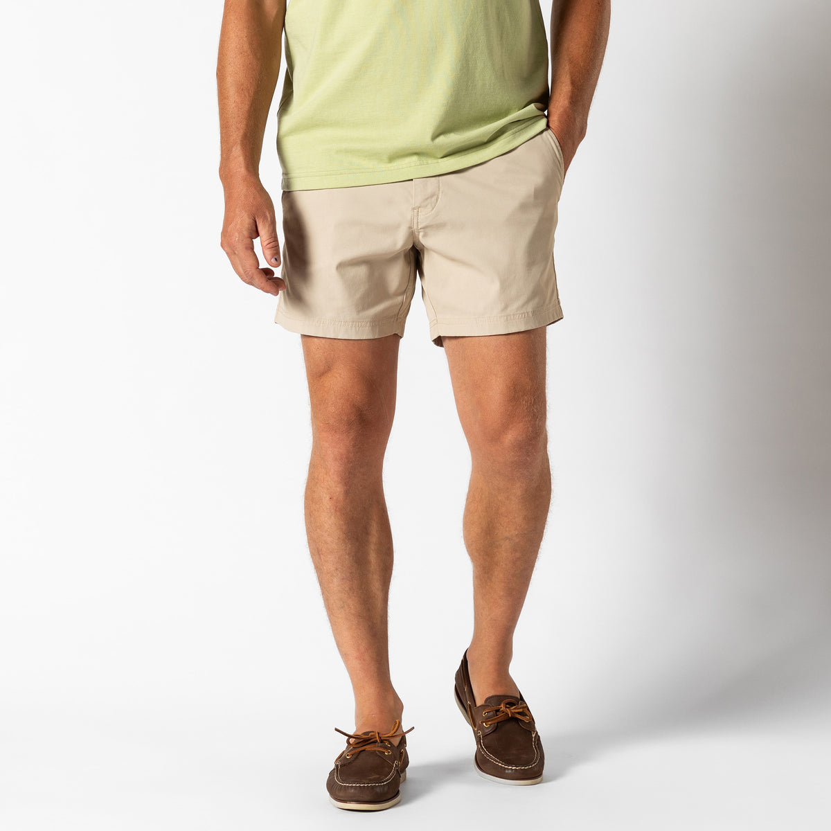 6" Harbor Performance Short - Stone