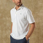 Hanover Pima Cotton Pique Polo - White