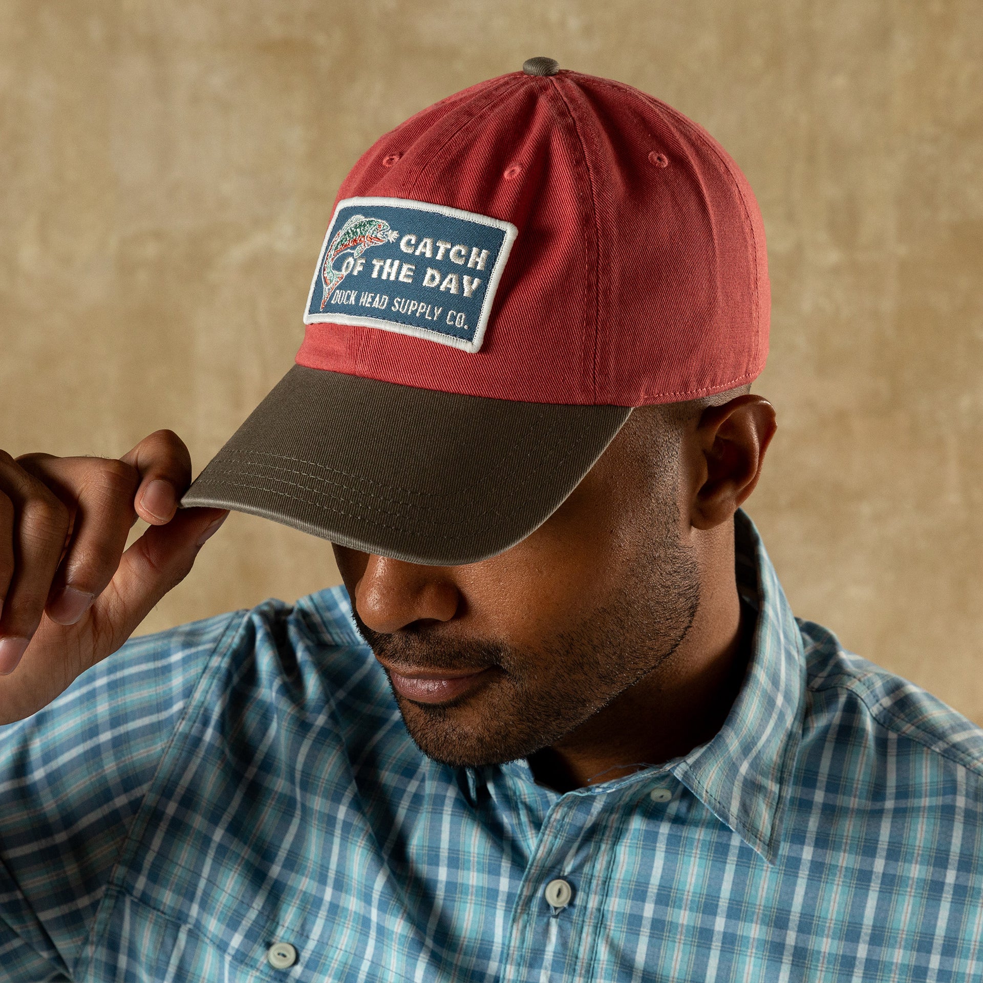Catch of the Day Patch Cotton Twill Hat
