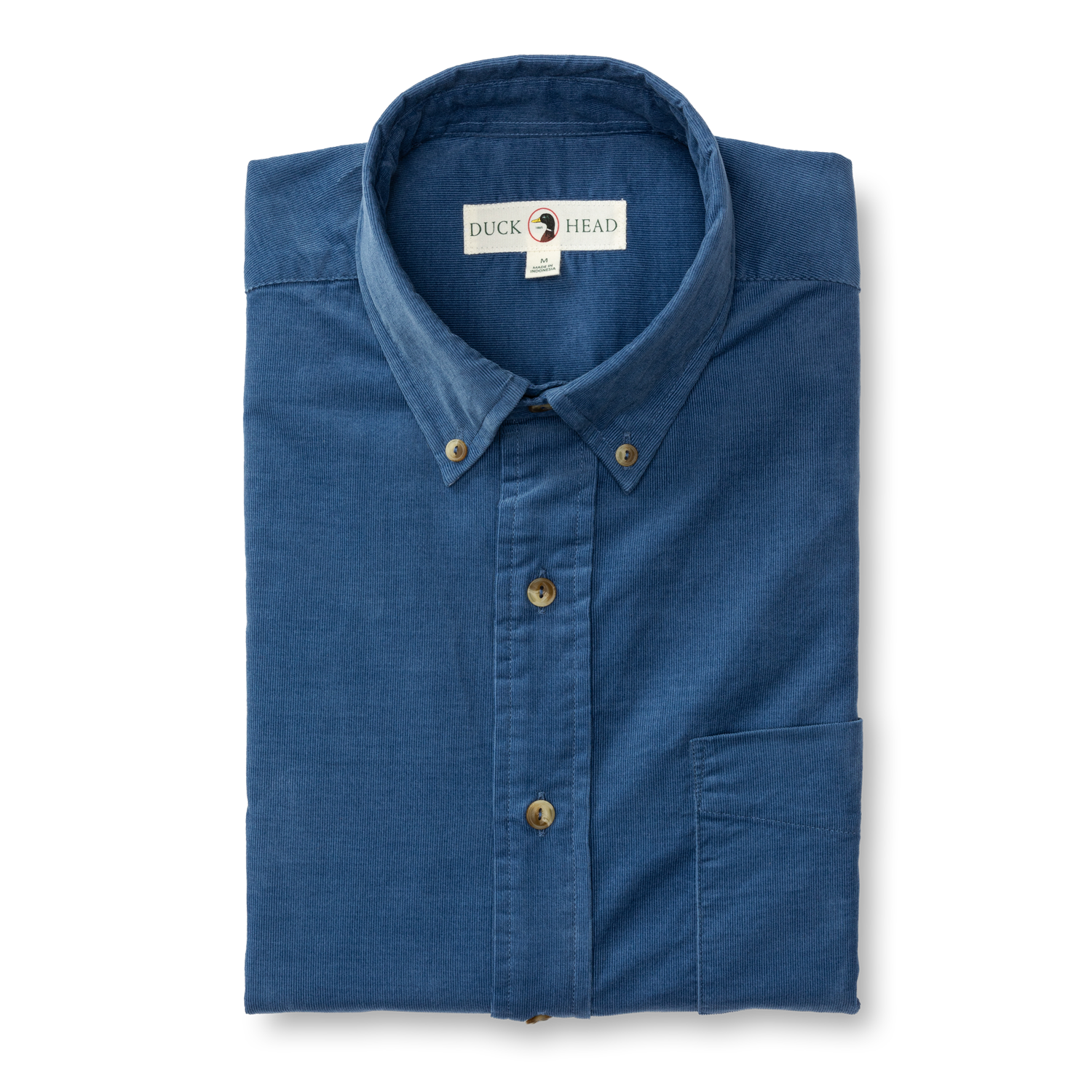 Whitman Corduroy Sport Shirt - Coronet Blue