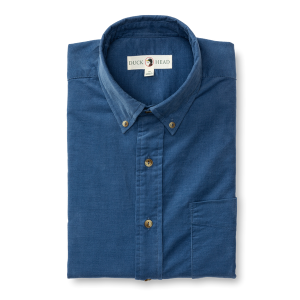 Whitman Corduroy Sport Shirt - Coronet Blue