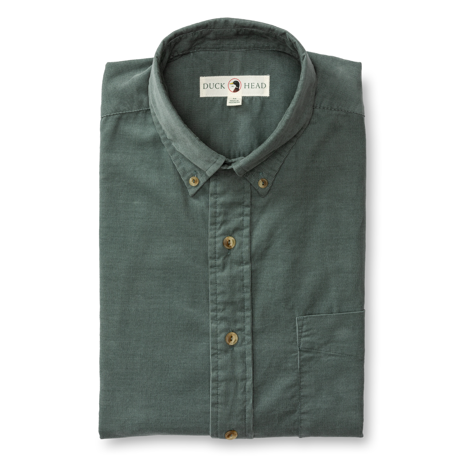 Whitman Corduroy Sport Shirt - Balsam Green