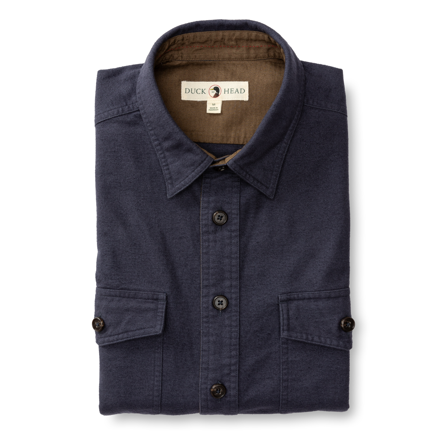 Slater Moleskin Overshirt - Naval Grey