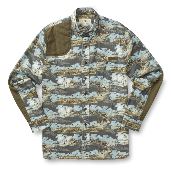 Woodland Shooting Shirt - Marshland Print