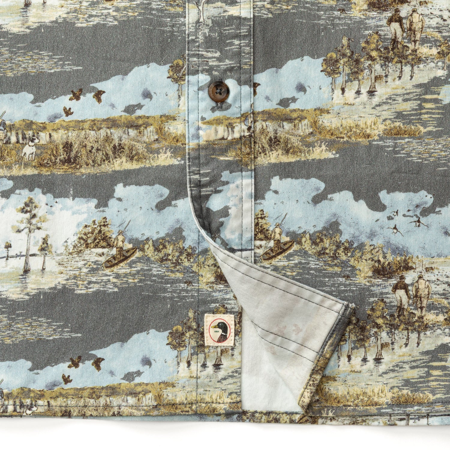 Woodland Shooting Shirt - Marshland Print