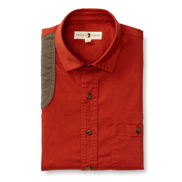 Woodland Shooting Shirt - Red Ochre