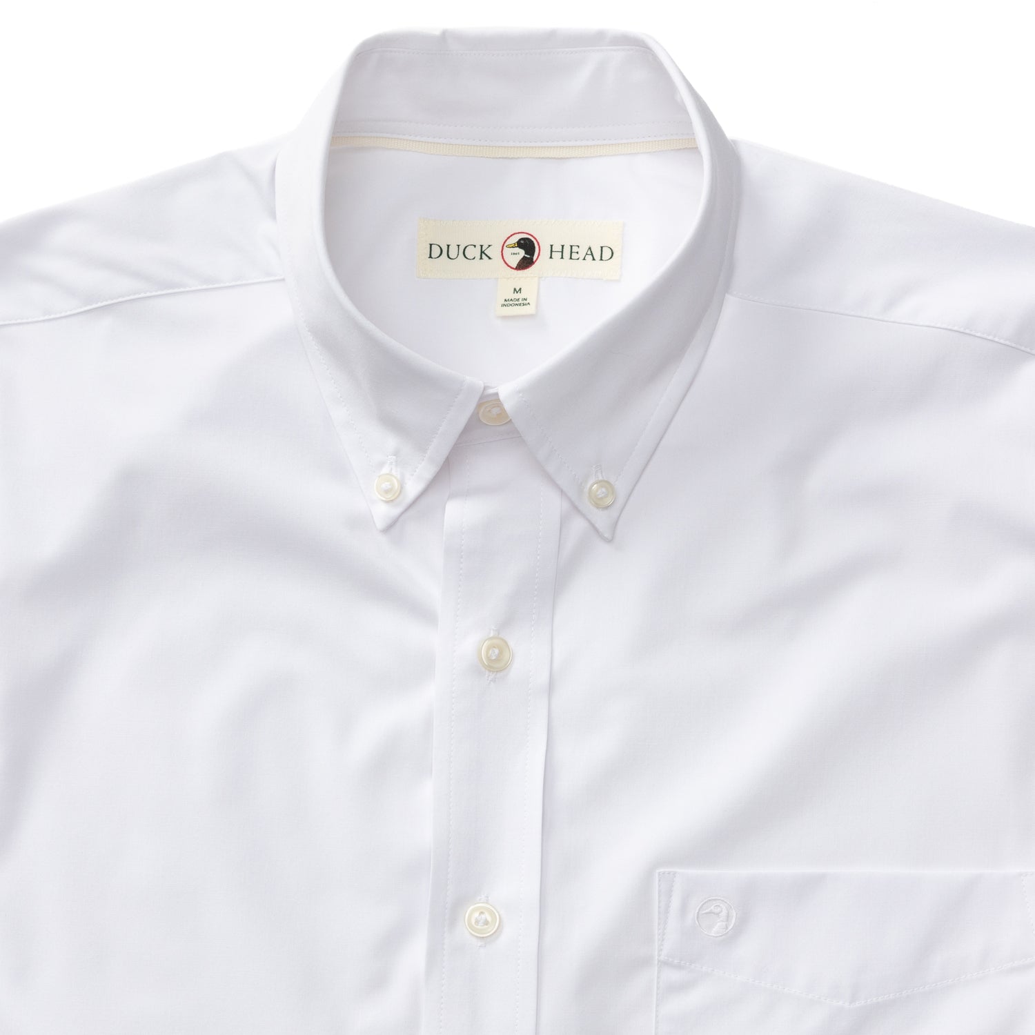 Performance Poplin Sport Shirt - Boyce Solid- White