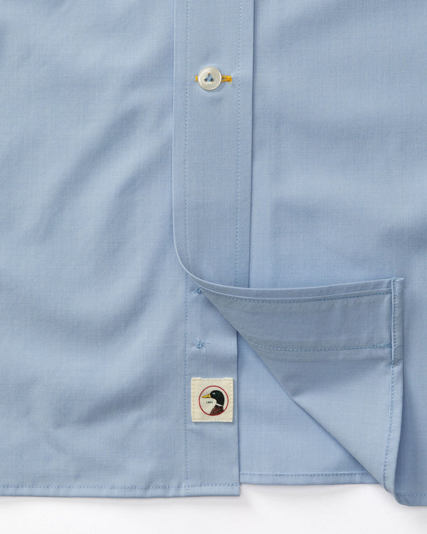 Performance Poplin Sport Shirt - Boyce Solid - Light Blue