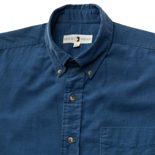 Whitman Corduroy Sport Shirt - Coronet Blue