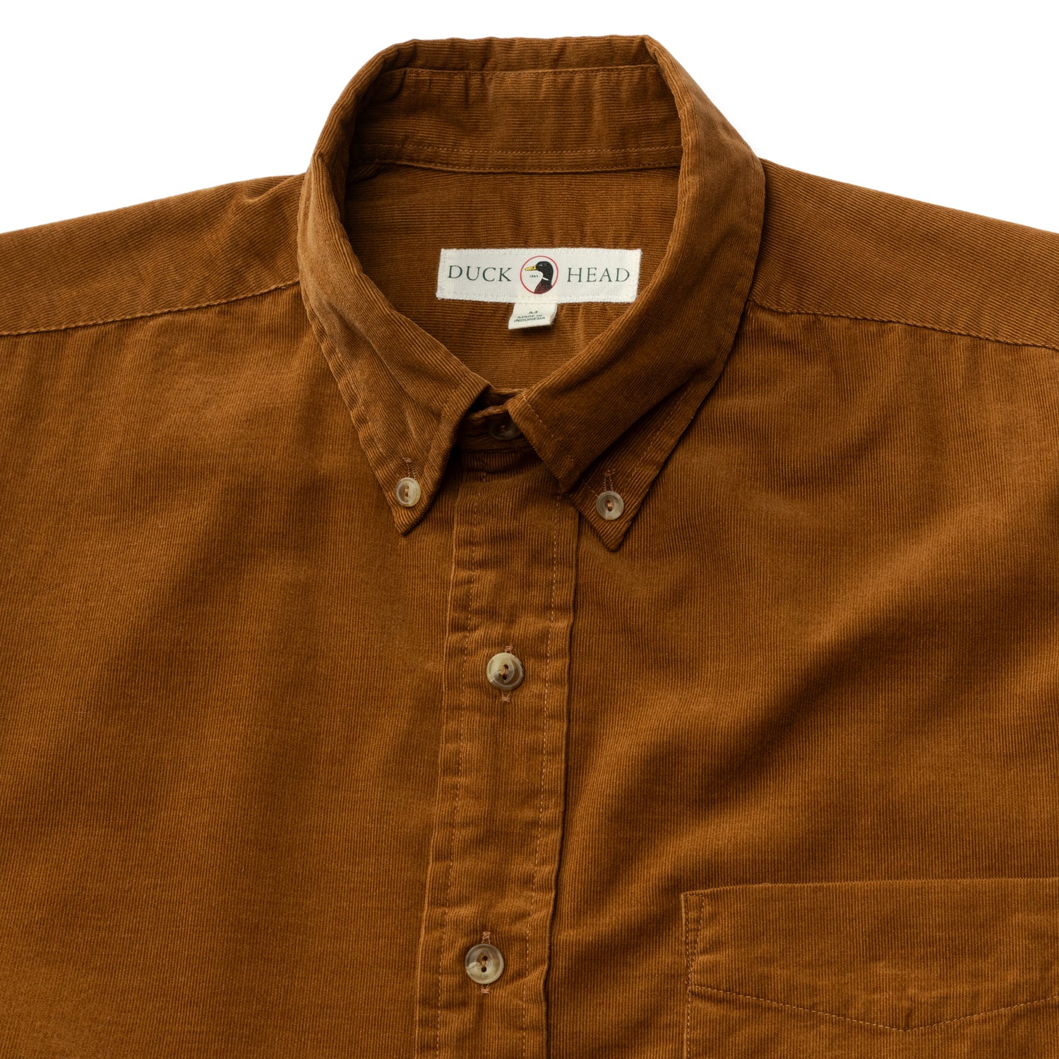Whitman Corduroy Sport Shirt - Dark Amber