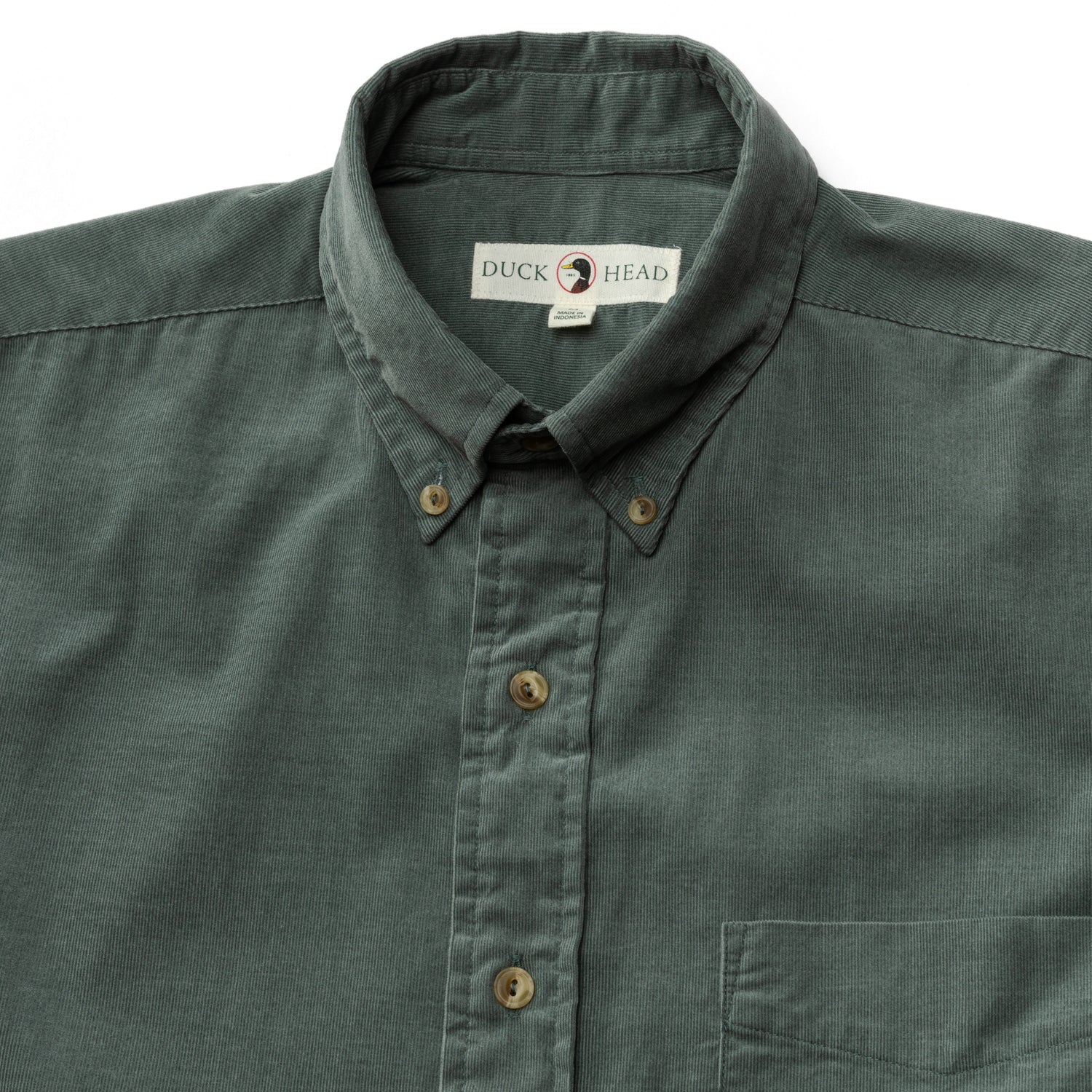 Whitman Corduroy Sport Shirt - Balsam Green
