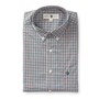 Performance Poplin Sport Shirt - Benton Plaid - Mirror Lake Blue