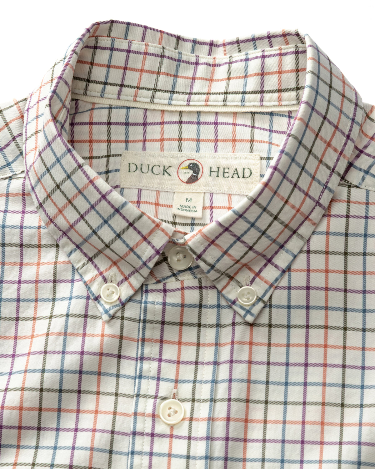 Cotton Twill Sport Shirt - Joyner Plaid - Weathered Rose