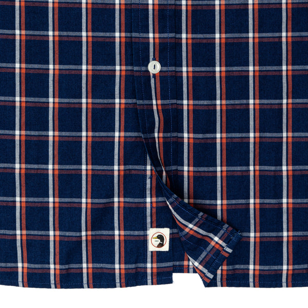 Tolbert Plaid Indigo Sport Shirt