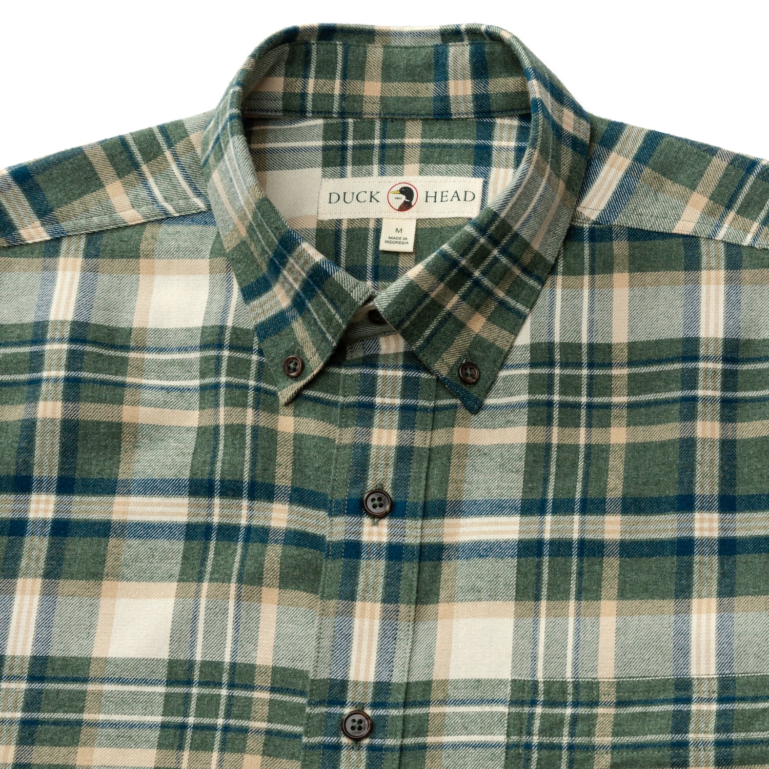 Stoker Plaid Cotton Flannel Sport Shirt