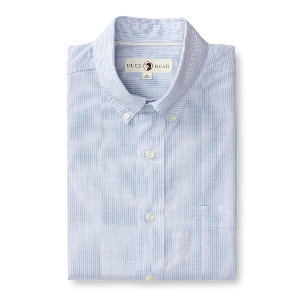 Cotton Slub Sport Shirt - Donovan Stripe
