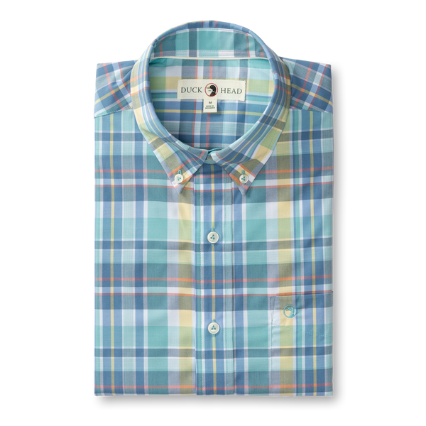 Performance Poplin Sport Shirt - Page Plaid