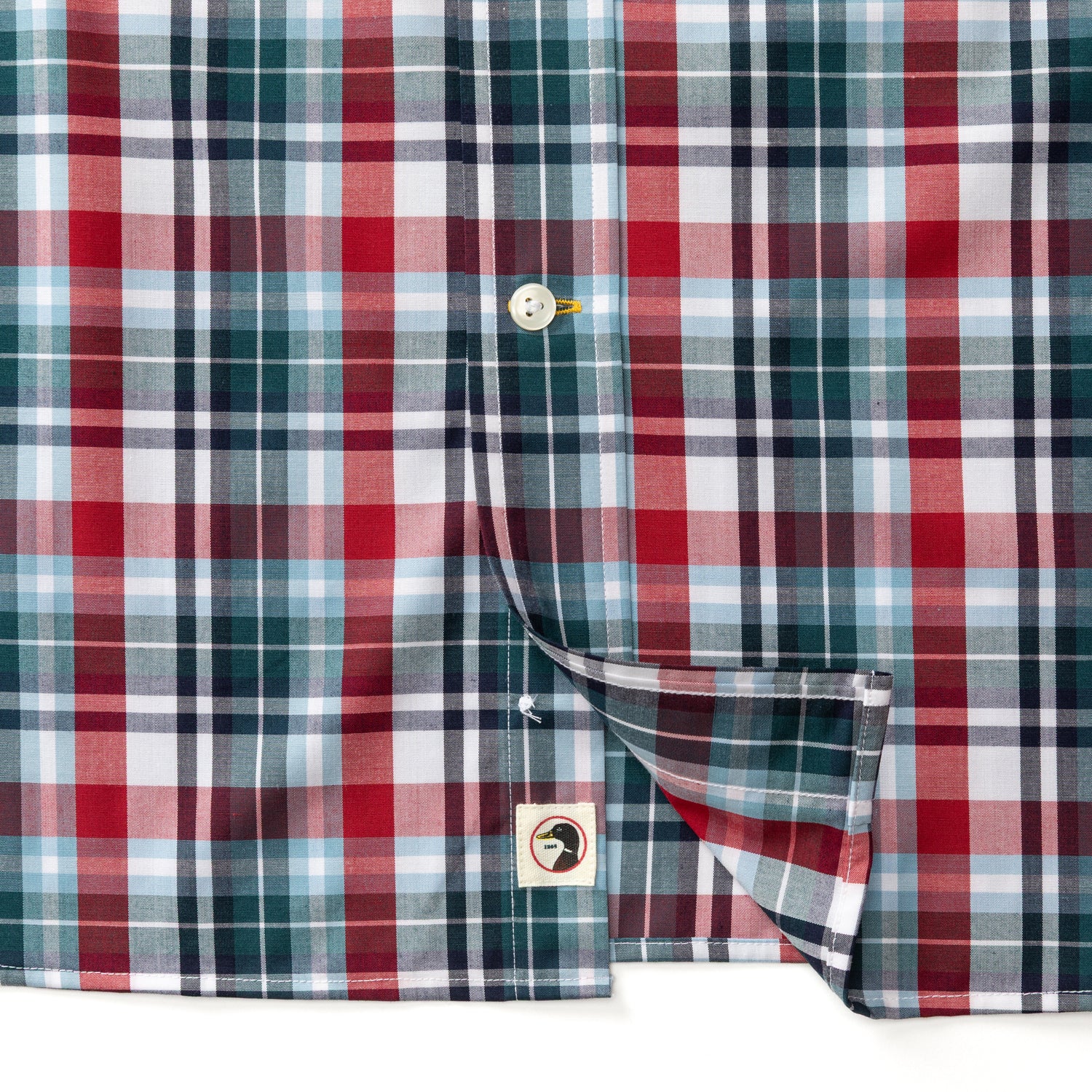 Performance Poplin Sport Shirt - Clarke Plaid - Emerald Green