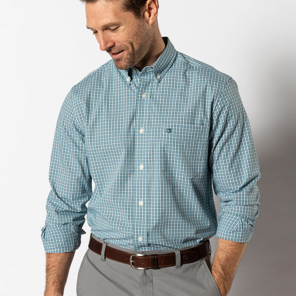 Performance Poplin Sport Shirt - Coker Plaid