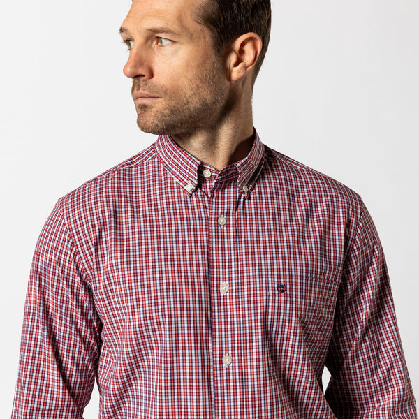 Performance Poplin Sport Shirt - Coker Plaid