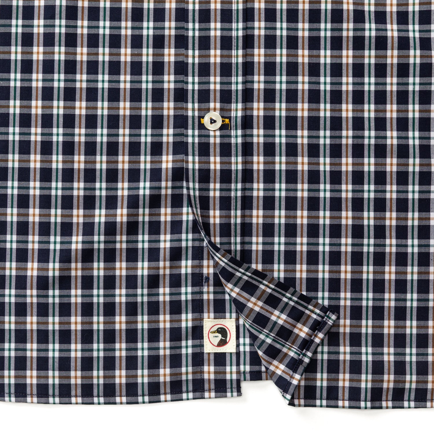 Performance Poplin Sport Shirt - Moseley Plaid - Maritime Blue