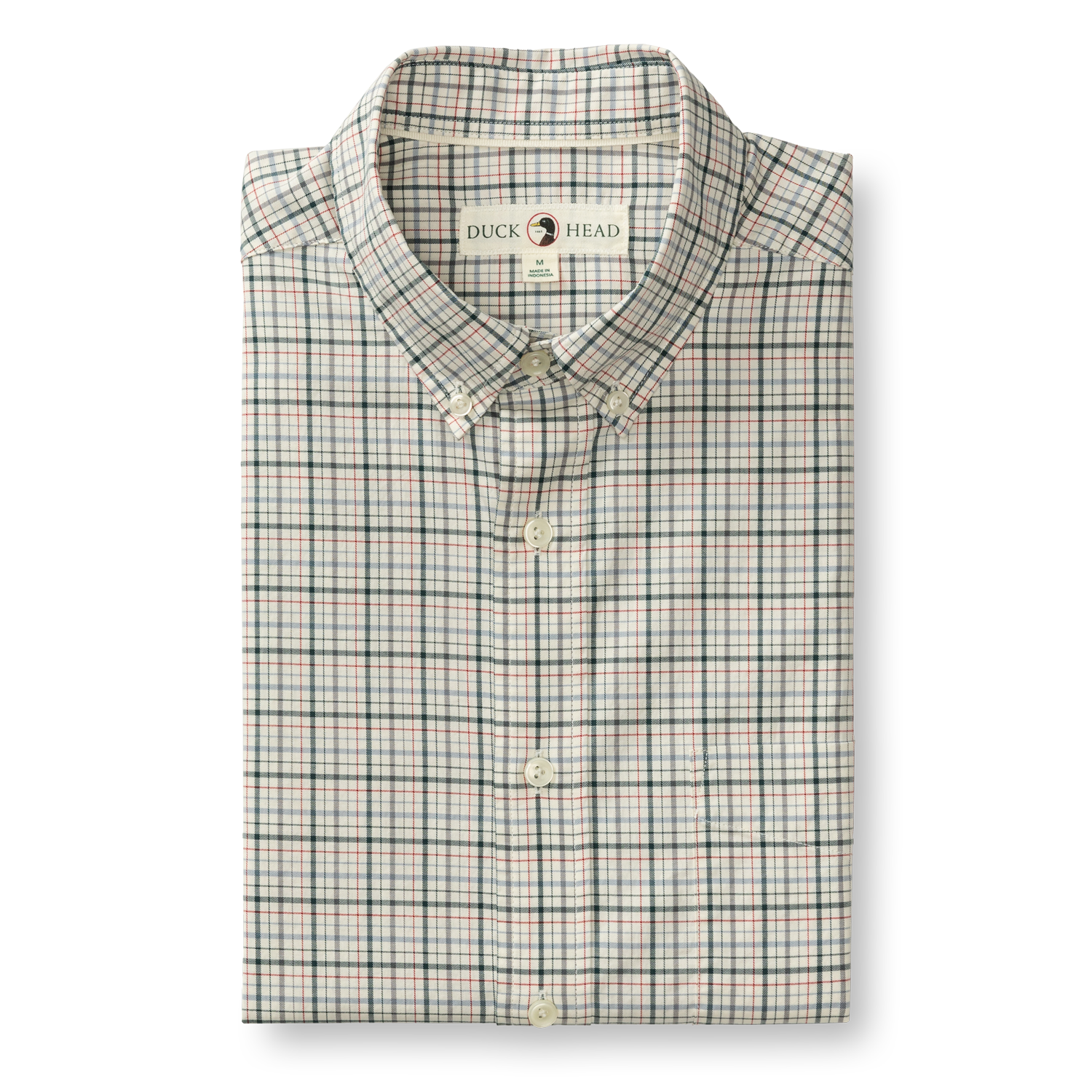 Cotton Twill Sport Shirt - Cooper Plaid - Emerald Green