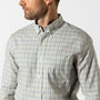 Cotton Twill Sport Shirt - Cooper Plaid - Lake Blue