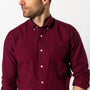 Cotton Slub Sport Shirt - Kimball Plaid - Rio Red