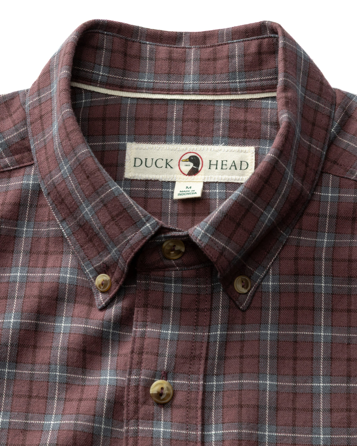 Cotton Wool Sport Shirt - Mercer Plaid - Huckleberry