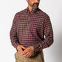 Cotton Flannel Sport Shirt - Abott Plaid - Fig