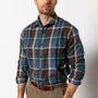 Performance Flannel Sport Shirt - Irving Plaid - Emerald Green