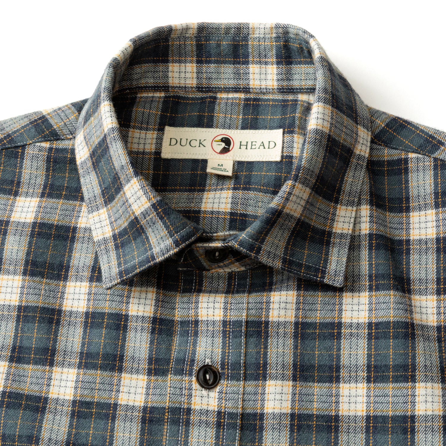 Performance Flannel Sport Shirt - Moyer Plaid - Graphite Blue