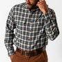 Performance Flannel Sport Shirt - Moyer Plaid - Graphite Blue