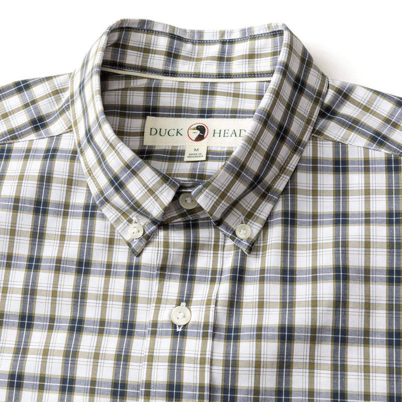 Performance Poplin Sport Shirt - Joplin Plaid - Navy