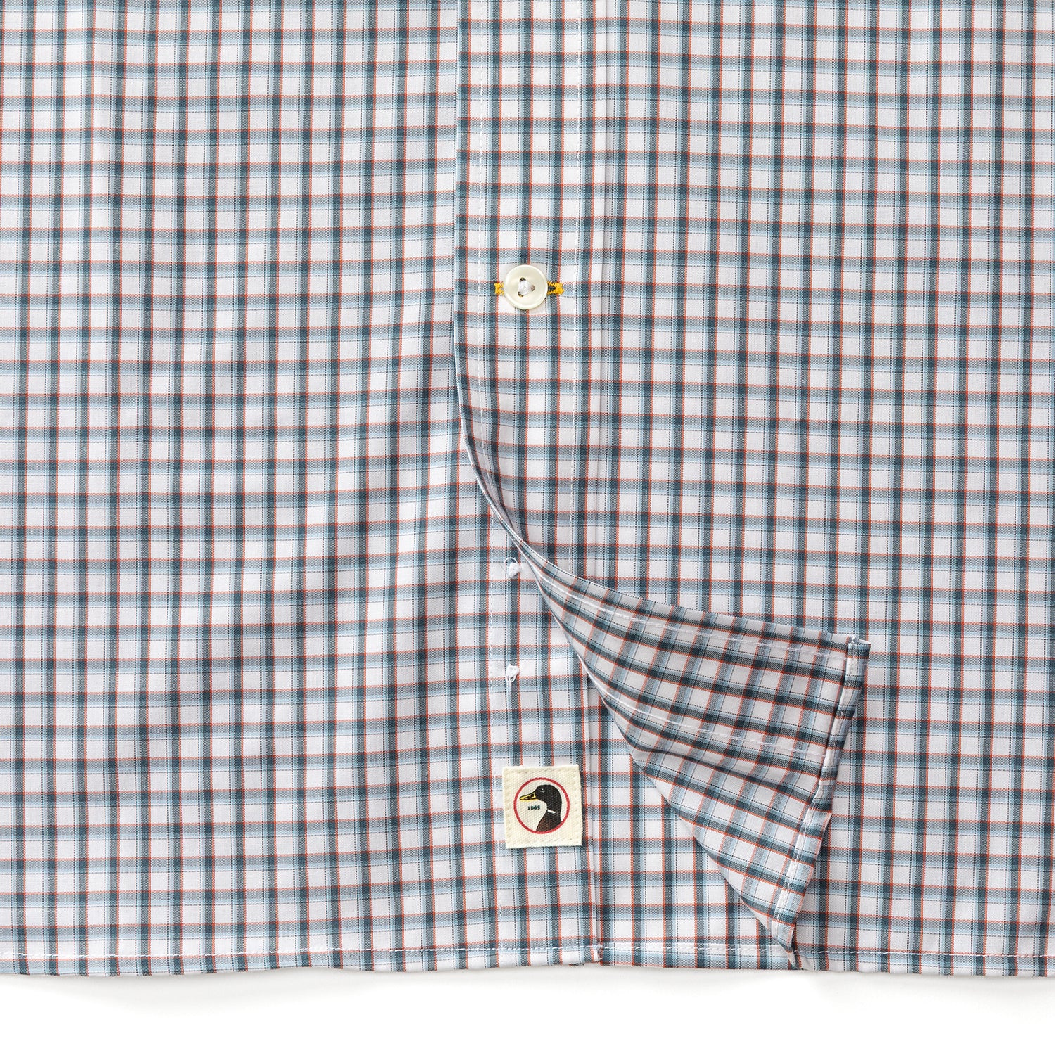 Performance Poplin Sport Shirt - Bryant Plaid - Orion Blue