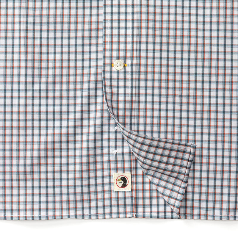 Performance Poplin Sport Shirt - Bryant Plaid - Orion Blue